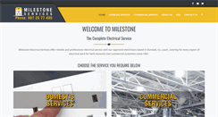 Desktop Screenshot of milestoneservices.ie